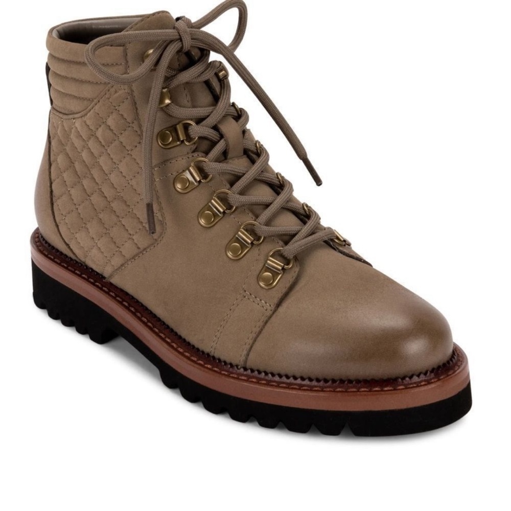 BLONDO TAN/BEIGE QUILTED WATERPROOF LACE-UP HIKING BOOT‎ SZ 11